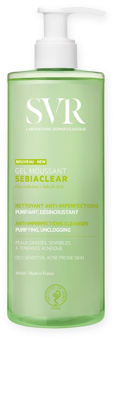 laboratoires svr sebiaclear gel moussant reno 400 ml sebiaclear ean 3662361003402
