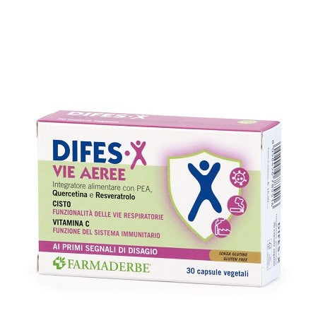 farmaderbe difes x vie aeree 30 capsule farmaderbe ean 8058456785516