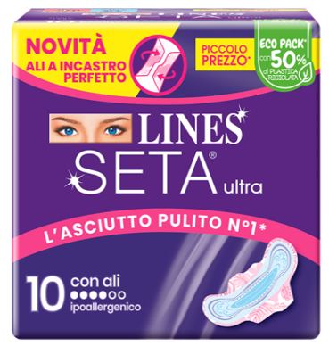fater femcare lines seta ultra assorbenti ali dwct 10 pezzi lines ean 8001480408265