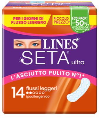 fater lines seta ultra assorbenti leggero dwct 14 pezzi lines ean 8001480408388