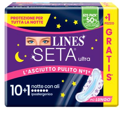 fater femcare lines seta ultra assorbenti notte cp 101 pezzi lines ean 8001480408432