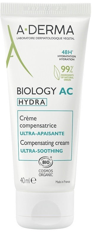 pierre fabre aderma biology ac hydra crema compensatrice ultra lenitiva 40 ml a derma ean 3282770388855