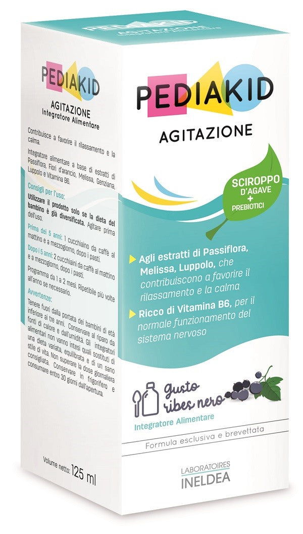 pediakid pediakid agitazione sciroppo 125 ml ean 3700225600227