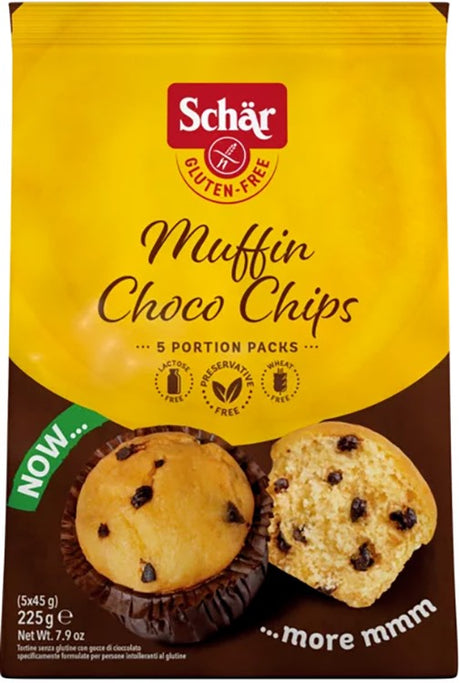 schar uno schar muffin choco chip 225 g schar ean 8008698041277