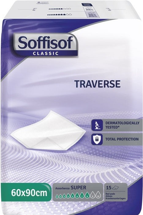 s i l c traversa per incontinenza soffisof classic 8 gocce 60 x 90 15 pezzi soffisof ean 8007300009940