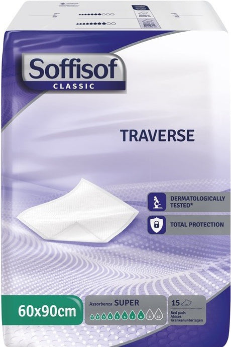 s i l c traversa per incontinenza soffisof classic 8 gocce 60 x 90 15 pezzi soffisof ean 8007300009940