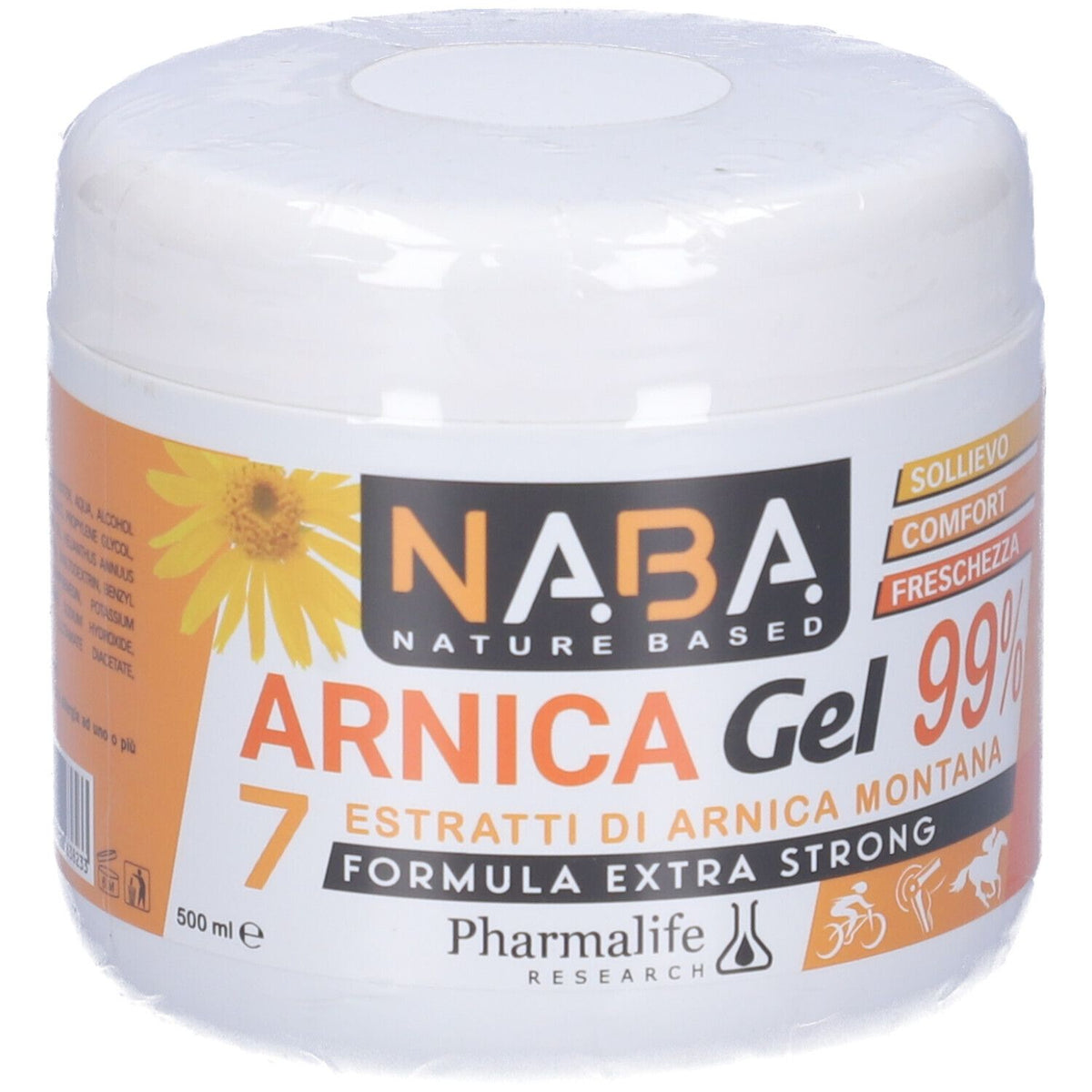 Na Ba Arnica Gel 99 500 Ml Pharmalife Research