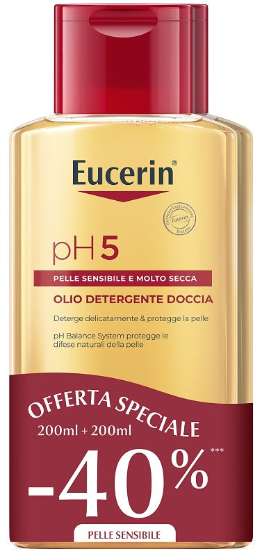 beiersdorf spa eucerin bipacco ph5 olio detergente 200 ml 200 ml eucerin ean 4006000031736