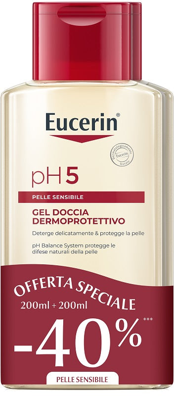 beiersdorf spa eucerin bipacco ph5 gel doccia 200 ml 200 ml eucerin ean 4006000031774