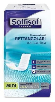 silc pannolone rettangolare soffisof classic con barriera 30 pezzi soffisof ean 8007300009056
