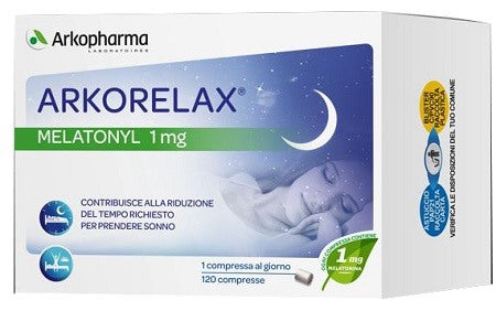 arkofarm arkorelax melatonyl 120 compresse arkofarm ean 3578836214016