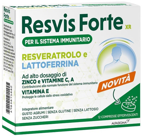alfasigma chc resvis forte xr 12 compresse effervescenti resvis