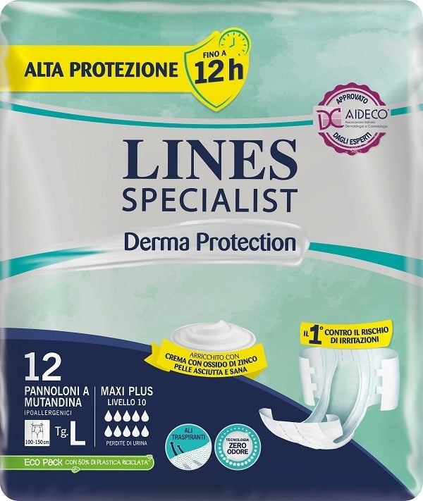 fater adult pannolone mutandina lines specialist derm ap l 12 pezzi lines ean 8001480308268