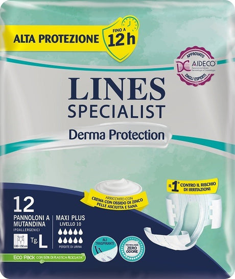 fater adult pannolone mutandina lines specialist derm ap l 12 pezzi lines ean 8001480308268