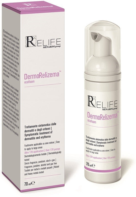 menarini comm dermorelizema ecofoam 70 ml relife ean 8055348240504