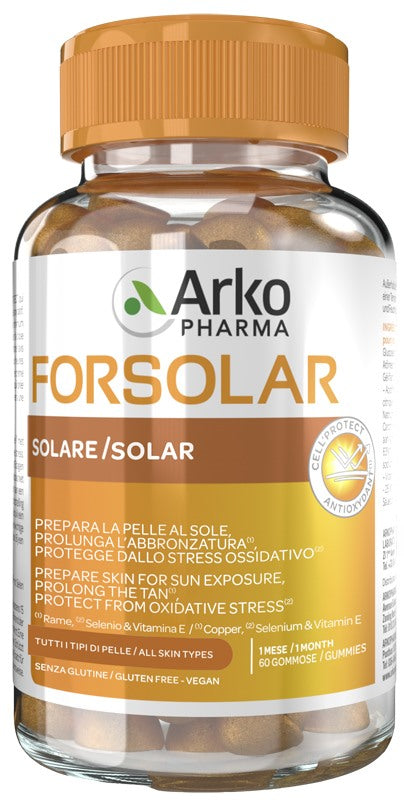 arkofarm forsolar solare 60 gummies arkofarm ean 3578836249025