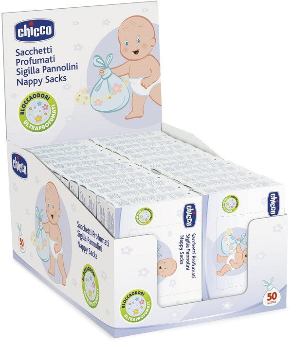 artsana chicco chicco sacchetti profumati pannolini 50 pezzi chicco ean 8058664160815