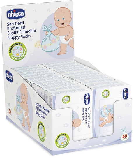 artsana chicco chicco sacchetti profumati pannolini 50 pezzi chicco ean 8058664160815