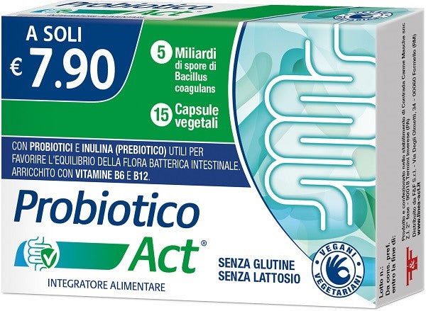 codefar probiotico act 15 capsule vegetali ff ean 8030936400836