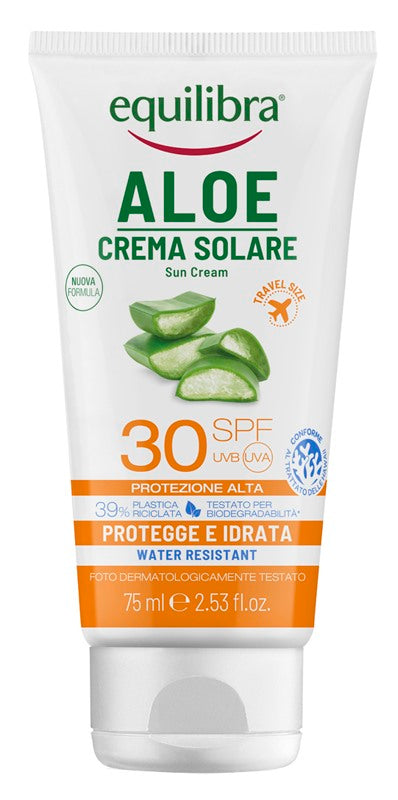 equilibra syrio aloe crema solarie spf30 minitaglia 100 g equilibra ean 8000137017782