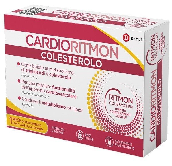 dompe farmaceutici cardioritmon colesterolo 30 capsule ean 8024825001273