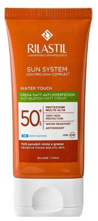 ganassini cosmetic rilastil sun system water touch fluido spf50 50 ml nuova formulazione rilastil ean 8055510242473