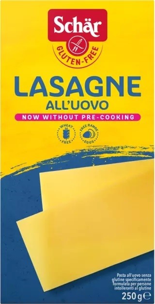 schar due schar pasta lasagne 250 g schar ean 8008698041925