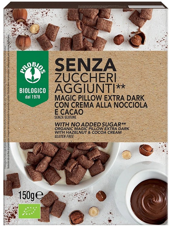 probios probios magic pillow extra dark senza zuccheri aggiunti 150 g probios ean 8018699027002