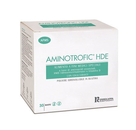 errekappa euroterapici aminotrofic hde alimento dietetico destinato ai fini medici speciali 30 bustine 65g aminotrofic ean 8053610310085