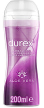 reckitt benckiser durex massage 2 in 1 gel massaggio corpo e lubrificante aloe vera 200 ml ean 8055719113574