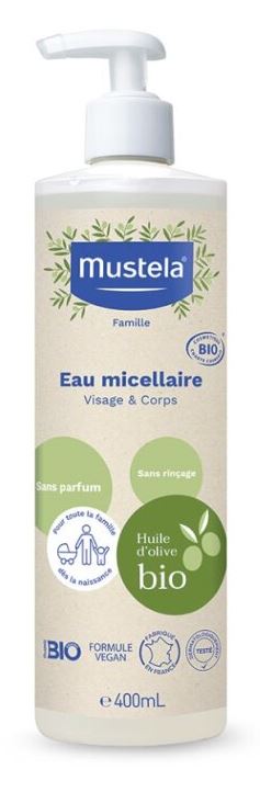 lab expanscience italia mustela acqua micellare bio 400 ml mustela ean 3504105037963