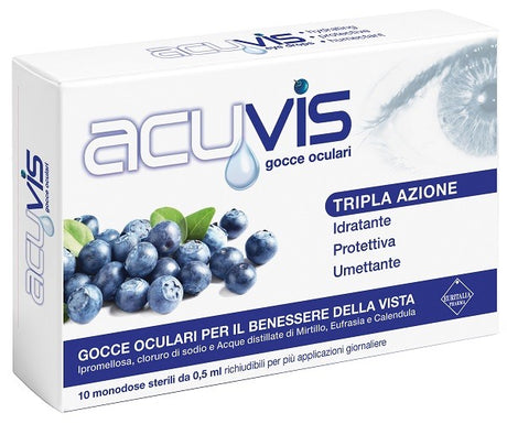 euritalia gocce oculari acuvis 10 flaconcini 05 ml acuvis ean 8017045015038