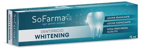 sofarmapiu dentifricio whitening 75 ml sofarmapiu sofarmapiu ean 8388766674959