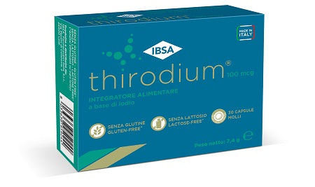 ibsa farmaceutici thirodium 100mcg 30 capsule molli thirodium ean 8033638959244