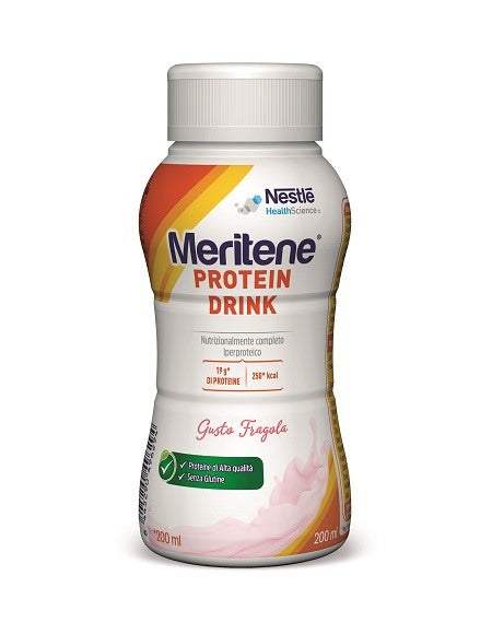 nestle health meritene protein drink fragola 200 ml meritene ean 7613034900722