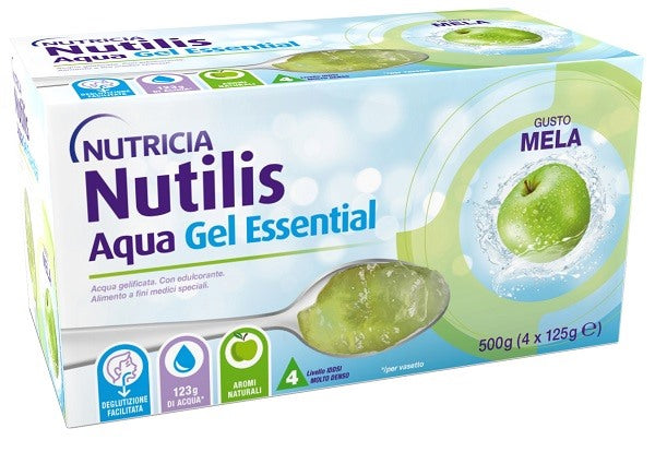 danone nutricia nutilis aqua gel mela 4 pezzi da 125 g nutricia ean 8054247280253