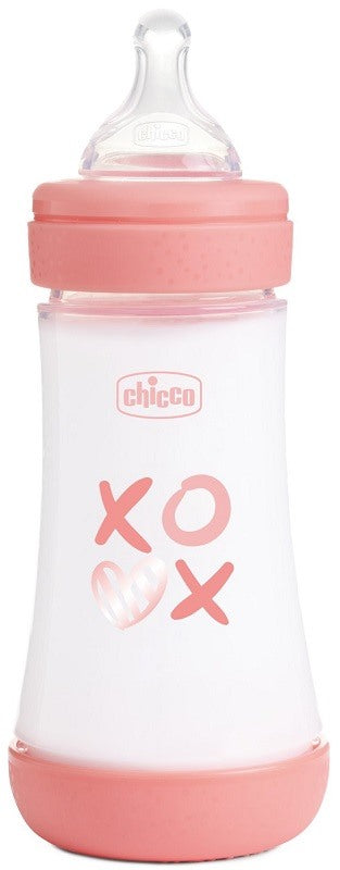 artsana chicco chicco biberon p5 240ml med silicone girl chicco ean 8058664153886