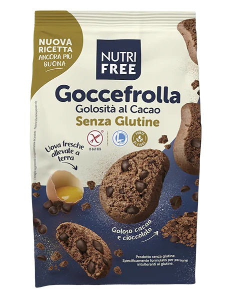 nuova terra nutrifree goccefrolla golosita al cacao 300 g nutrifree ean 8008696032246