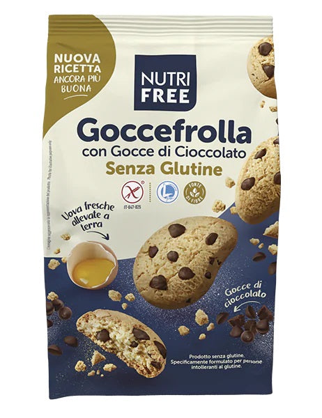 nuova terra nutrifree goccefrolla con gocce di cioccolato 300 g nutrifree ean 8008696032239