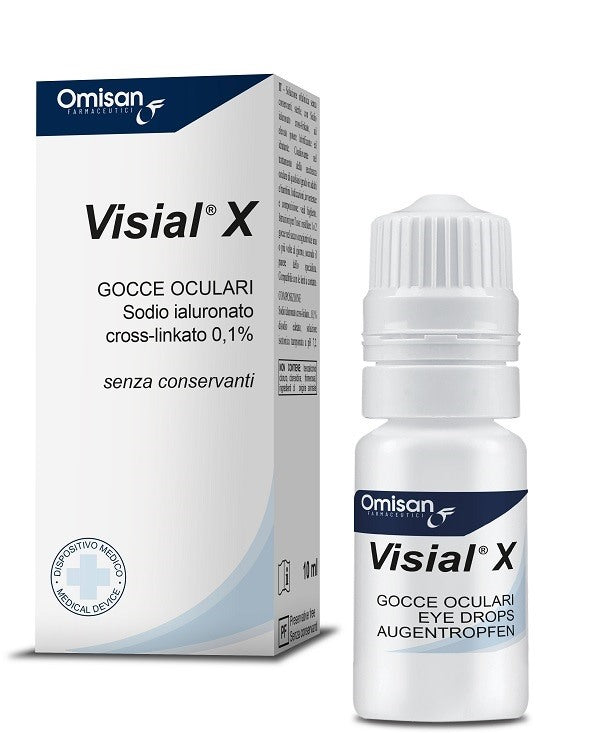 omisan gocce oculari visial x acido ialuronico cross linkato 01 10 ml ean 8015658004623