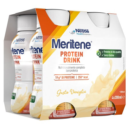 nestle health meritene drink vaniglia 4 pezzi da 200 ml meritene ean 8445290789273