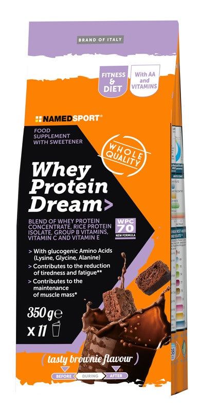 named sport whey protein dream tasty brownie 350 g named ean 8058268961986