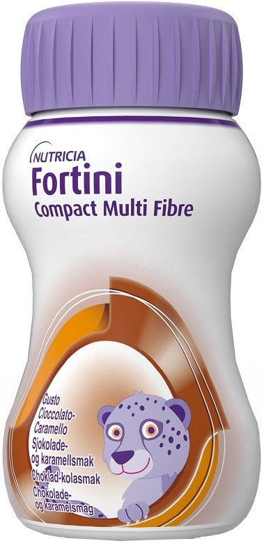 danone nutricia fortini compact multi fibre cioccolato caramello 4 bottiglie da 125 ml nutricia ean 8716900579905
