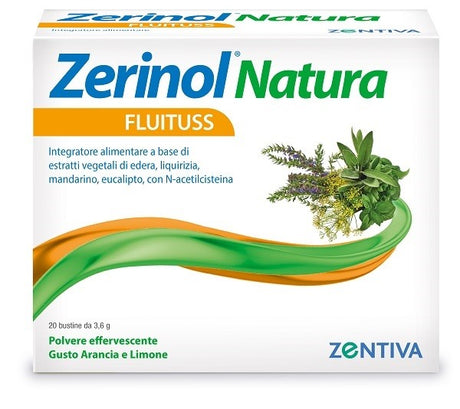 zentiva italia rx zerinol natura fluituss 20 bustine zerinol