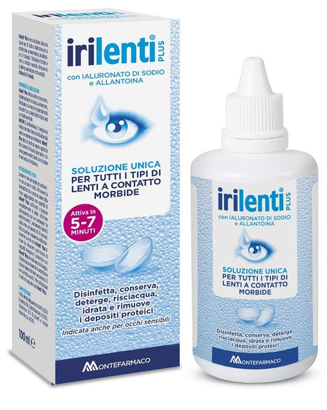 montefarmaco soluzione unica per lenti a contatto irilenti 100 ml ean 8058363621174