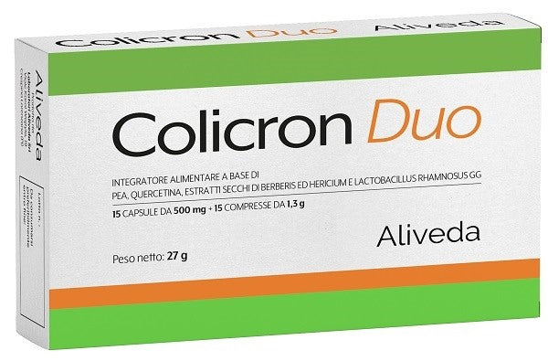 aliveda colicron duo 15 capsule 15 compresse laboratori aliveda