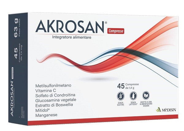 medisin akrosan 45 compresse