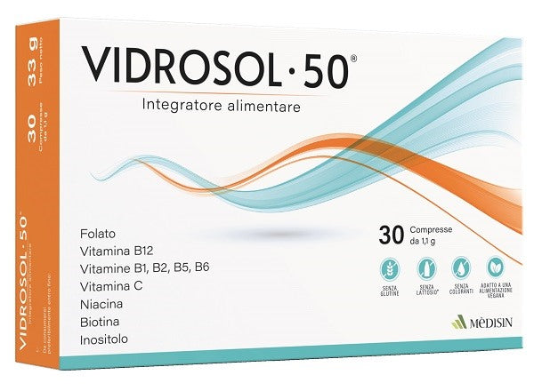 medisin vidrosol 50 30 compresse ean 8059602210265