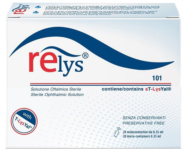 sildeha pharma relys monodose soluzione oftalmica 20 minicontenitori da 035 ml senza conservanti