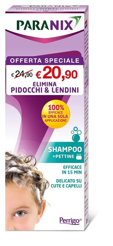 perrigo italia paranix shampoo trattamento taglio prezzo 200 ml paranix ean 8004283170940